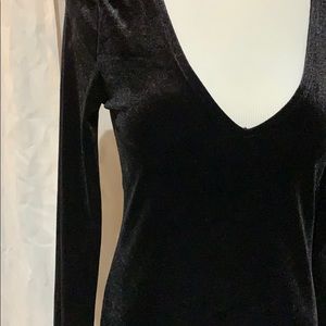 Forever 21 Dresses - Velour Black Dress Forever 21 Dresses - Velour Black Dress